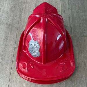 Red Firefighter Helmet